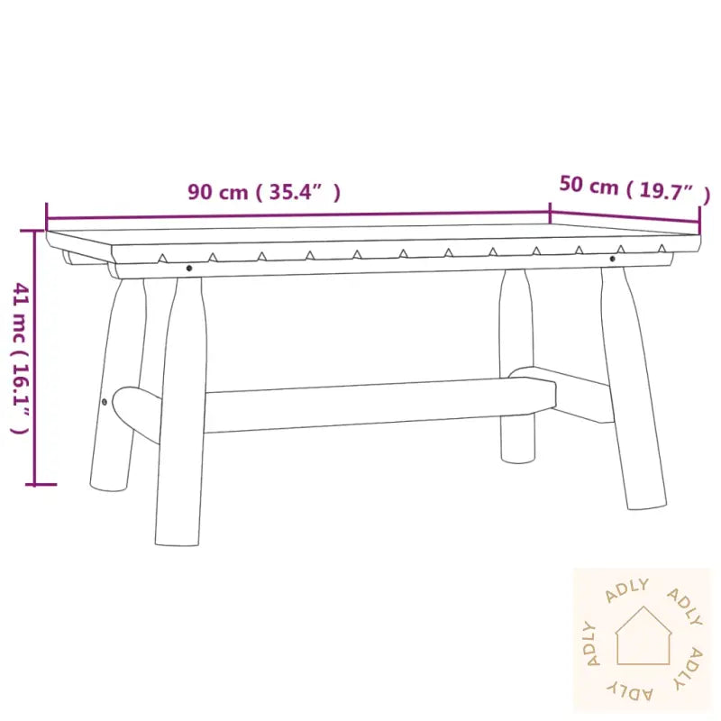 Hagemøbelsett 3 Deler Heltre Gran