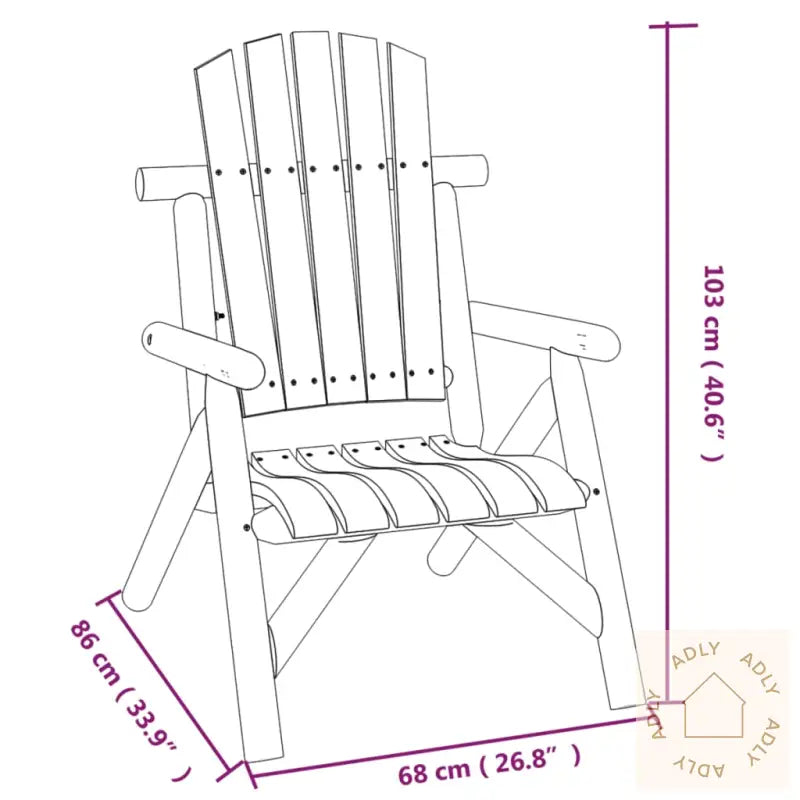 Hagemøbelsett 3 Deler Heltre Gran