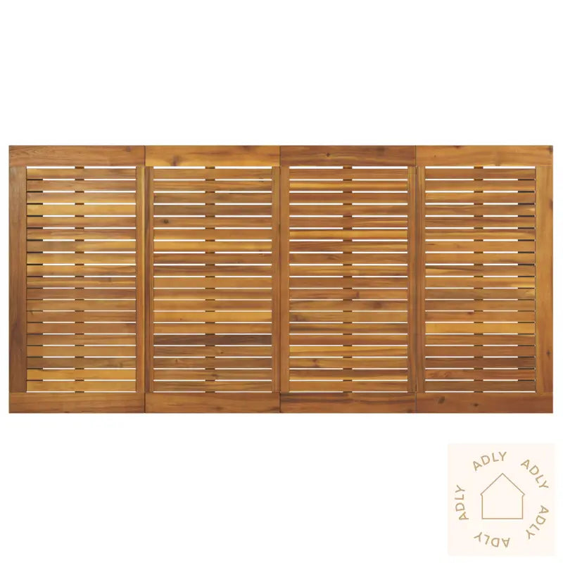 9-Delt Hagemøbelsett Beige Poly Rattan Akasietre