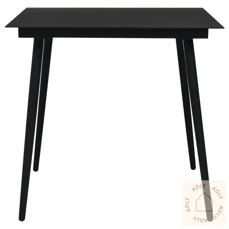 Hagespisegruppe 3 Deler Svart Pvc-Rotting