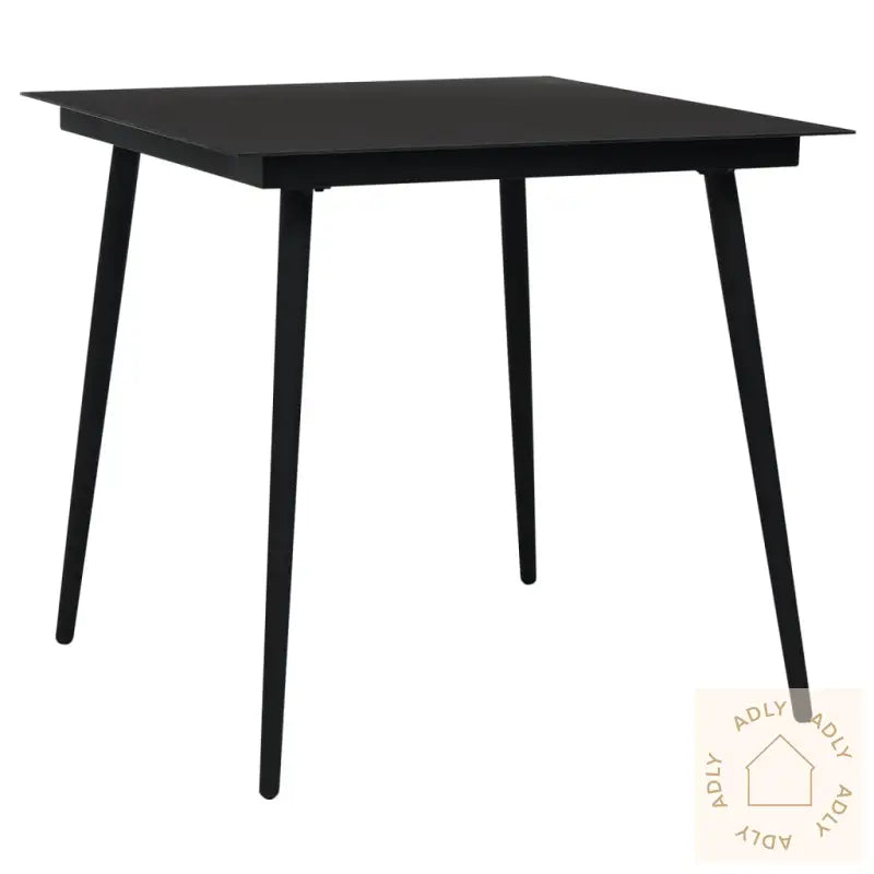 Hagespisegruppe 3 Deler Svart Pvc-Rotting