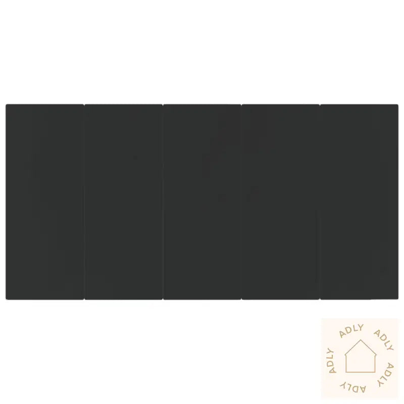 Hagespisegruppe 7 Deler Svart Polyrotting