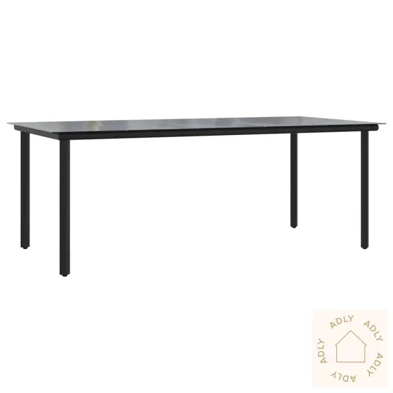 Hagespisegruppe 9 Deler Svart Polyrotting