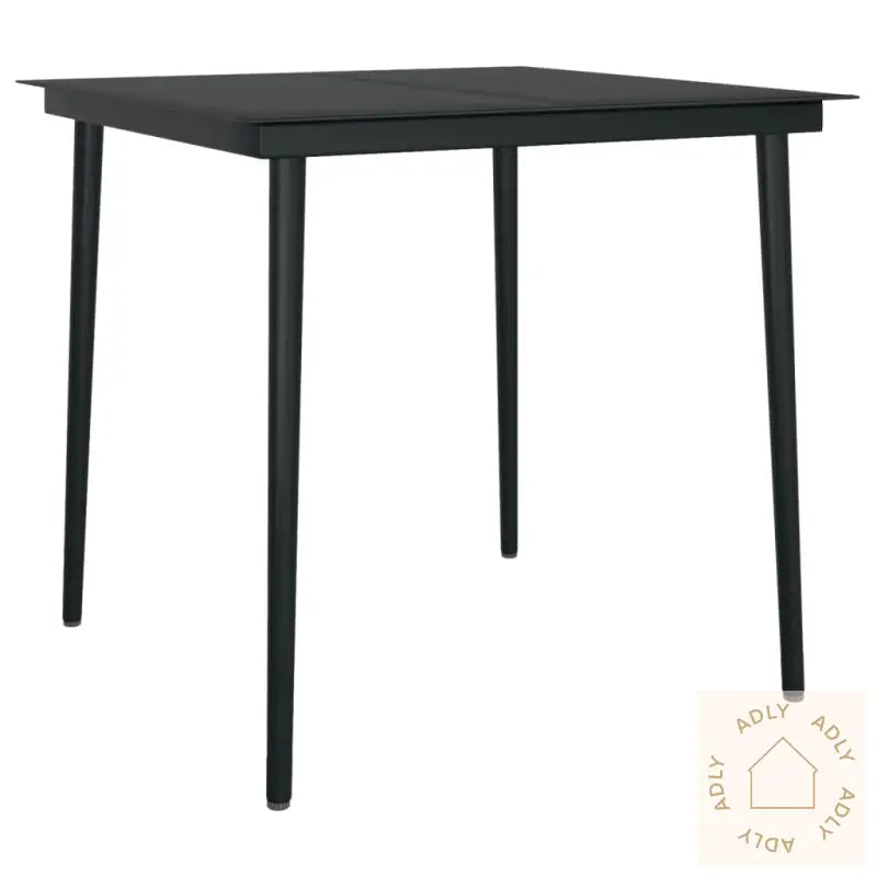 Hagespisegruppe 3 Deler Svart Pvc-Rotting
