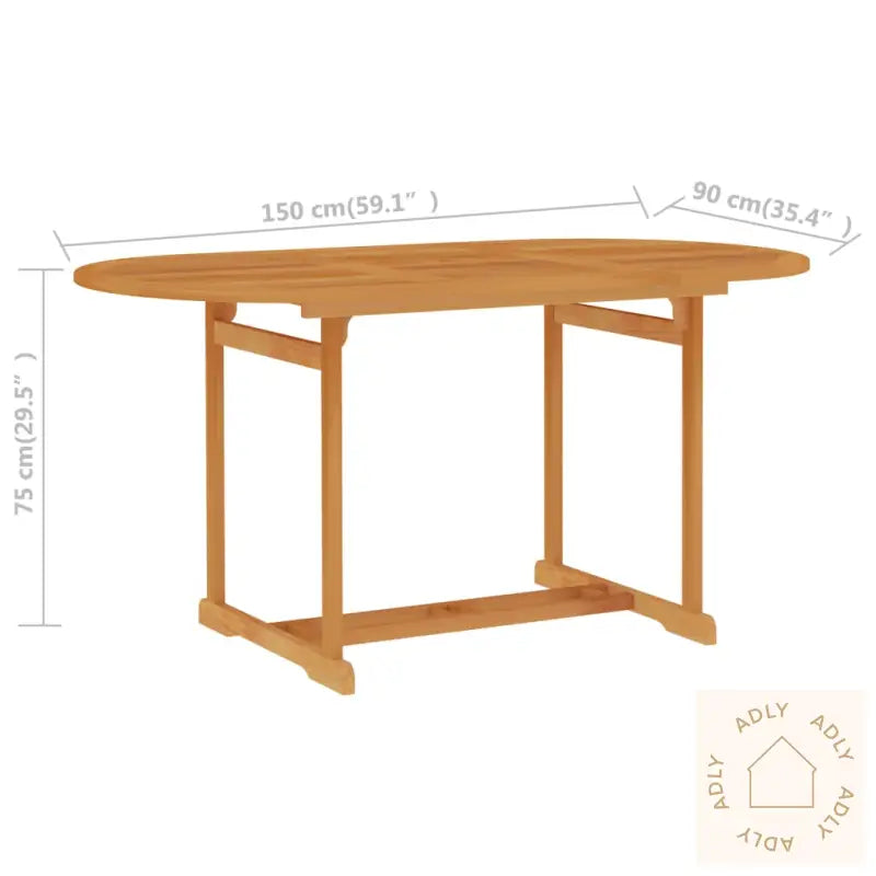 Utendørs Spisestue 7 Deler Heltre Teak