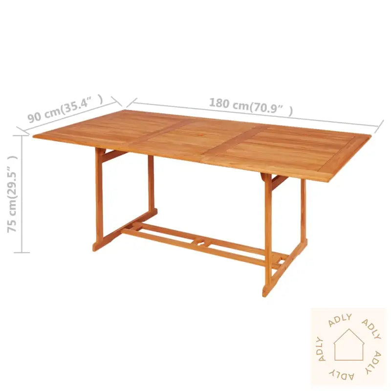 Utendørs Spisestue 9 Deler Heltre Teak