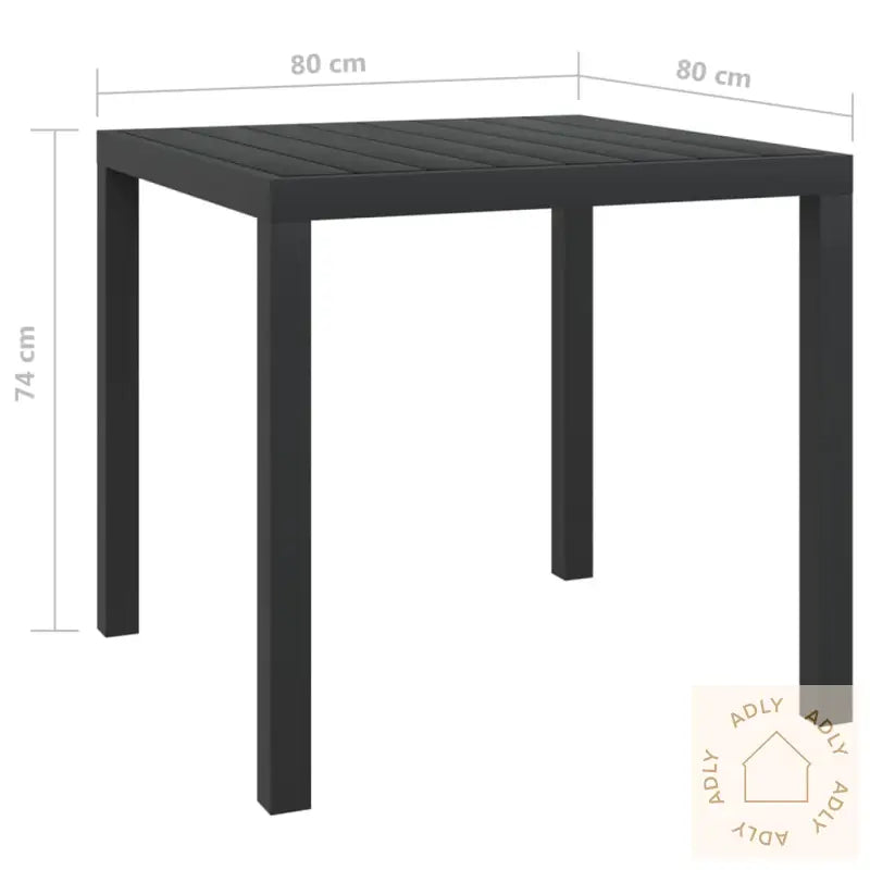 Hagespisegruppe Med Puter 3 Deler Polyrotting Grå