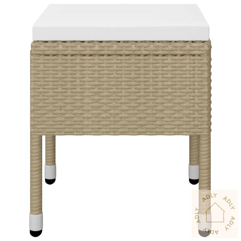 Utendørs Spisestue 5 Deler Beige