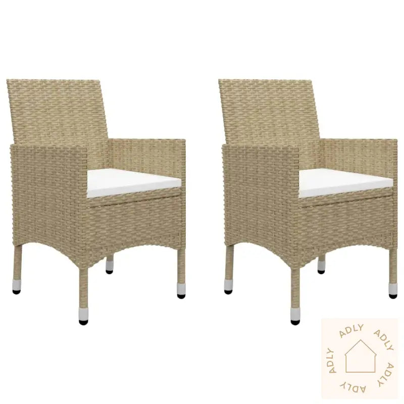 Utendørs Spisestue 5 Deler Beige