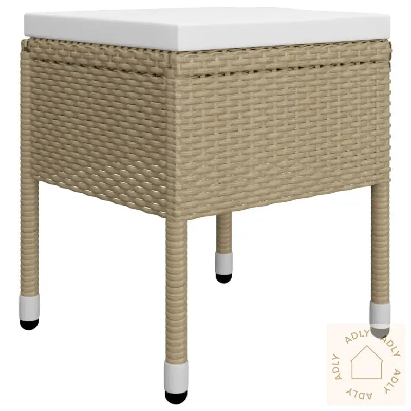 Utendørs Spisestue 5 Deler Beige