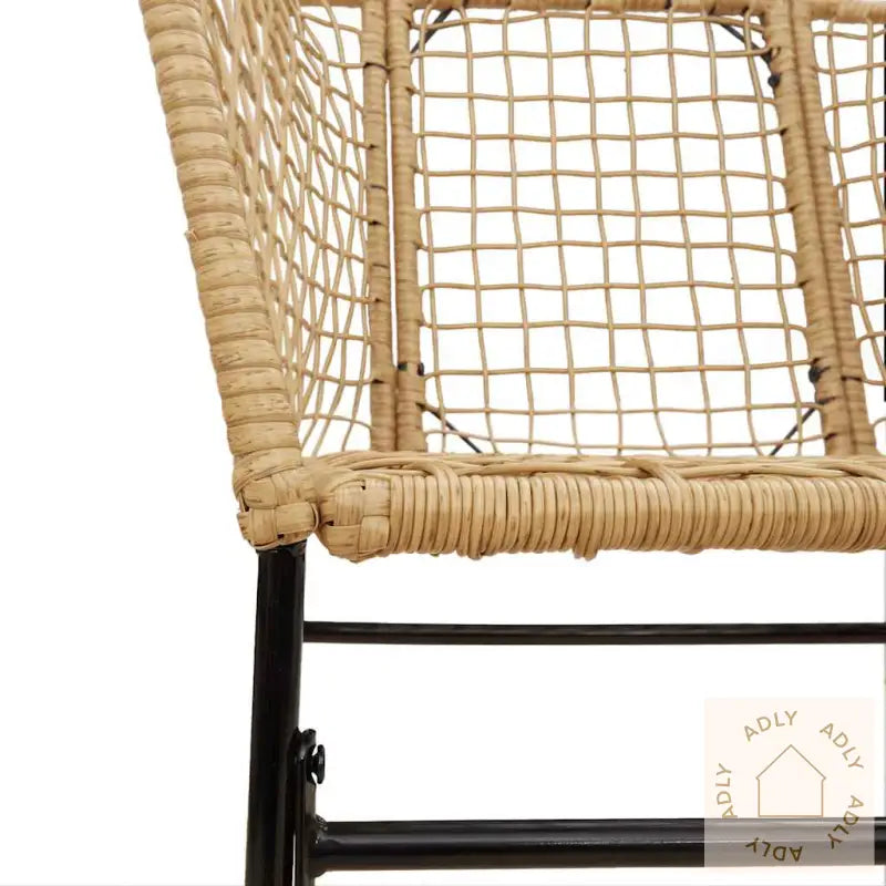 Hagespisegruppe 7 Deler Brun Polyrotting Glass