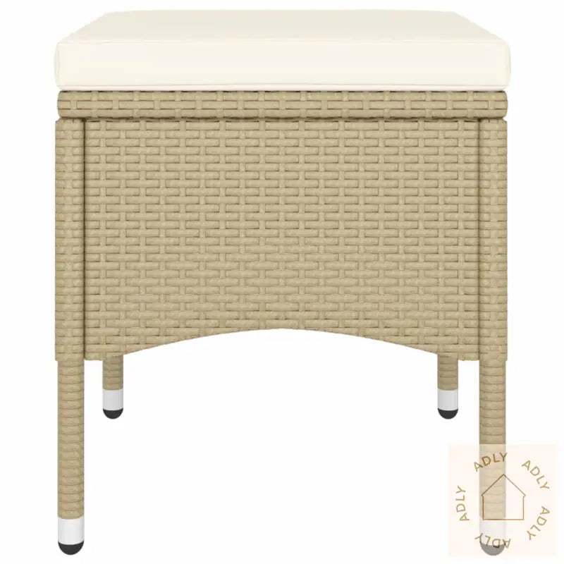 Hagespisegruppe 5 Deler Polyrotting Beige