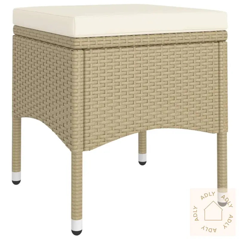 Hagespisegruppe 5 Deler Polyrotting Beige