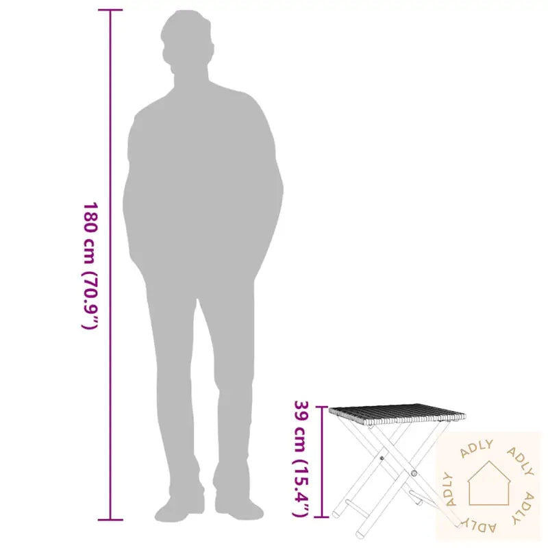 Hagespisegruppe 5 Deler Lysegrå Polyrotting
