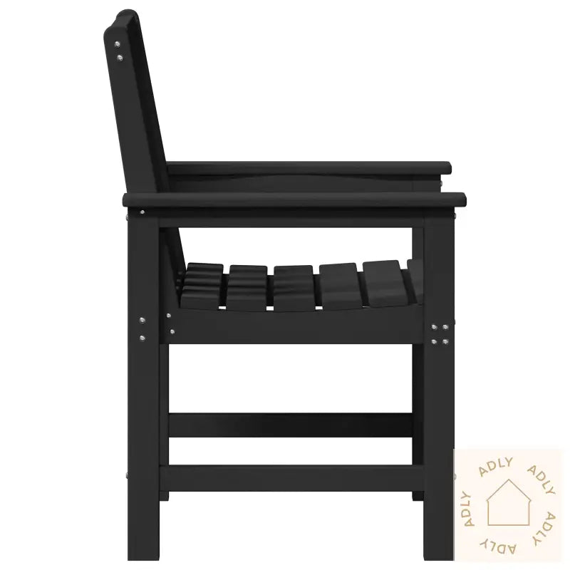 Hagemøbler 2 Stk Svart Hdpe