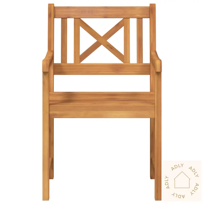 Hagemøbler 8 Stk 56X55.5X90 Cm Massivt Tre Akasietre