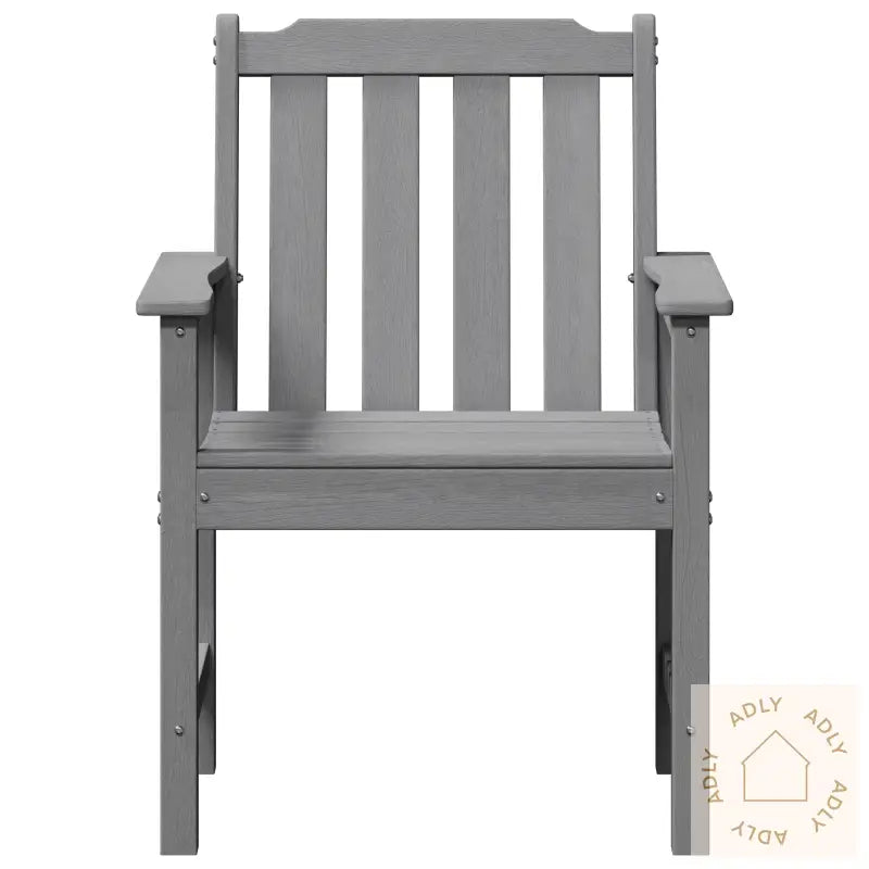 Hage-Spisestoler 6 Stk Lysegrå 65,5X55,5X88 Cm Hdpe