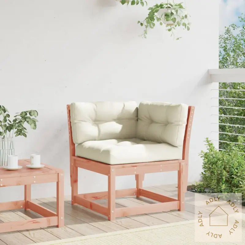 Hagesofa For Hjørne Med Pute 73X73X78 Cm Heltre Douglasgran