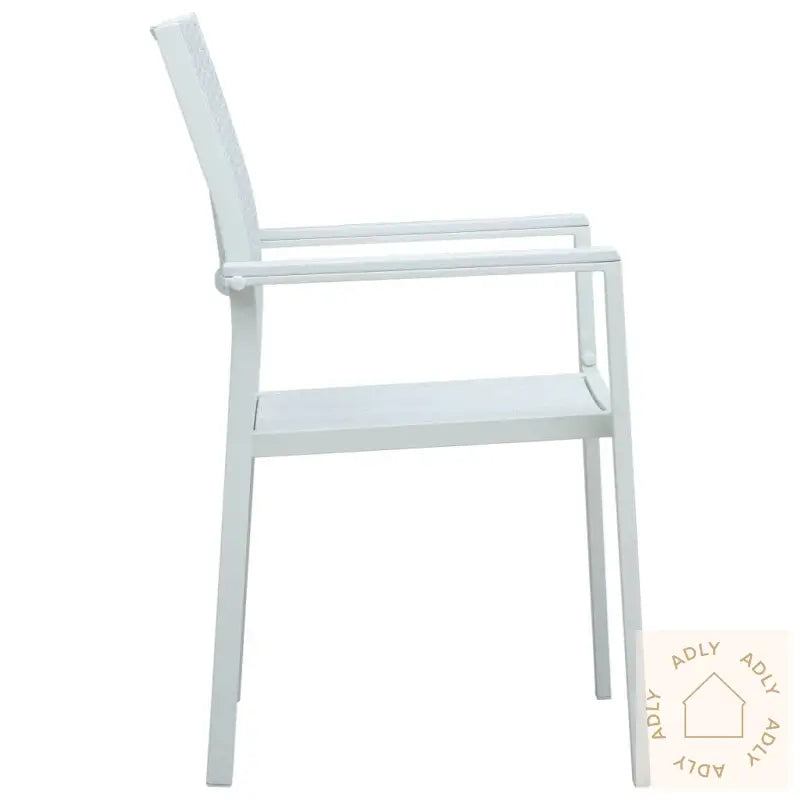 Utendørs Spisestue 9 Deler Hvit