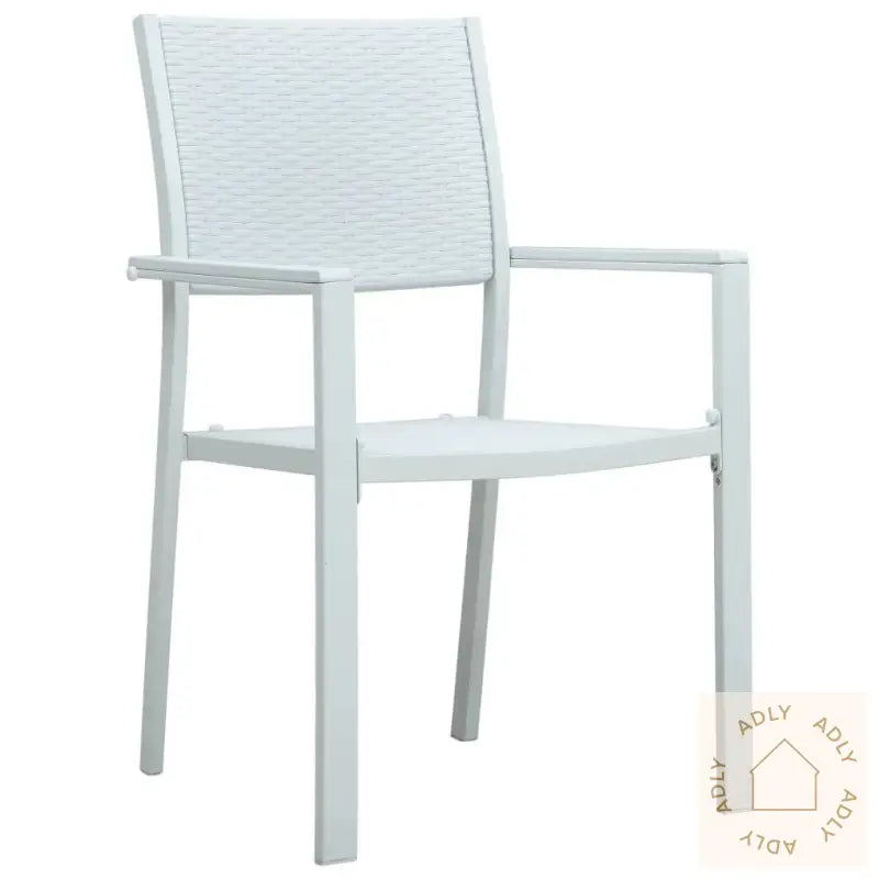 Utendørs Spisestue 9 Deler Hvit