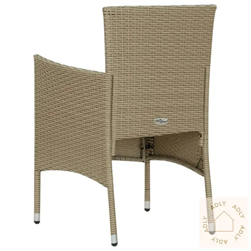 Utendørs Spisestue 3 Deler Beige