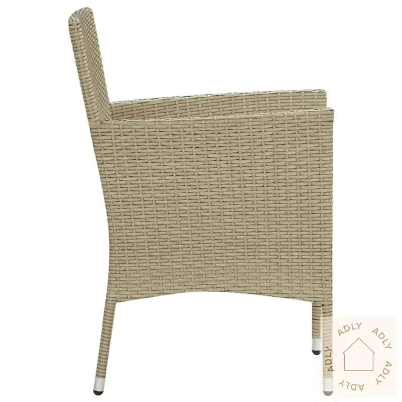 Utendørs Spisestue 3 Deler Beige