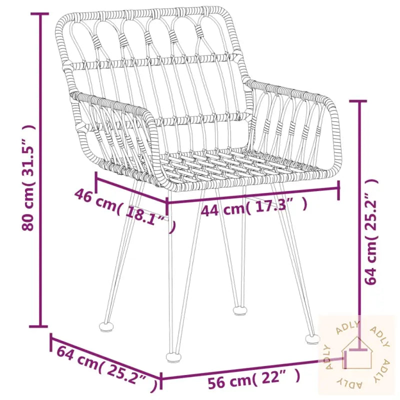 Hagespisegruppe 9 Deler Polyrotting