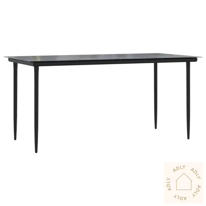 Hagespisegruppe 5 Deler Svart Og Brun Polyrotting