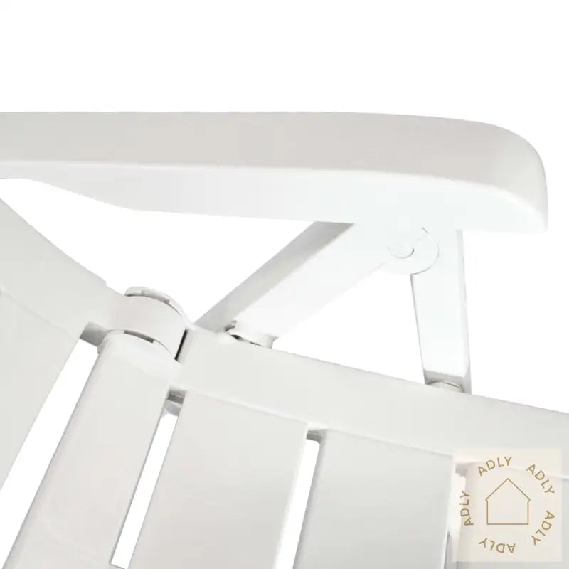 Hagelenestoler 4 Stk Plast Hvit