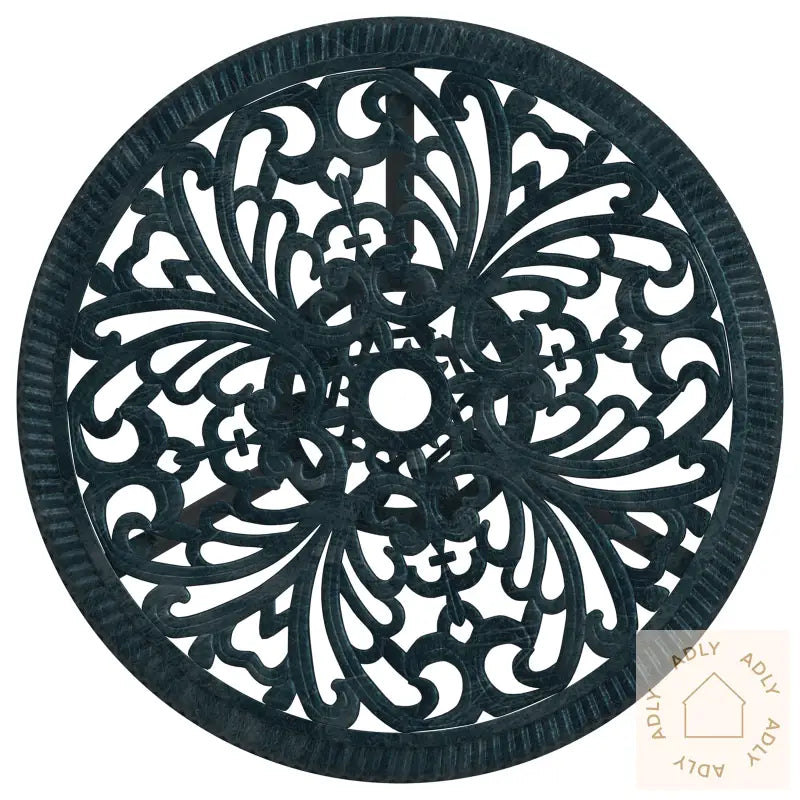 3-Delt Hagebistro Sett I Grønn Støpegods