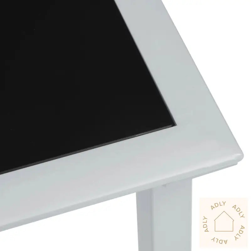 Solsenger 2 Stk Med Bord Aluminium Svart