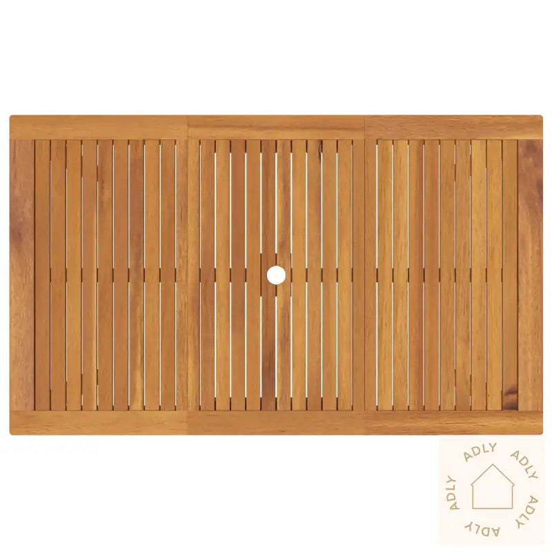 5-Delt Hage Spisegruppe Grå Polyrotting Akasietre