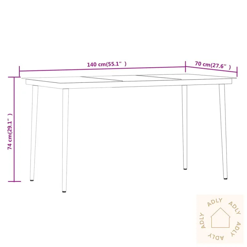 Hagespisegruppe 5 Deler Svart