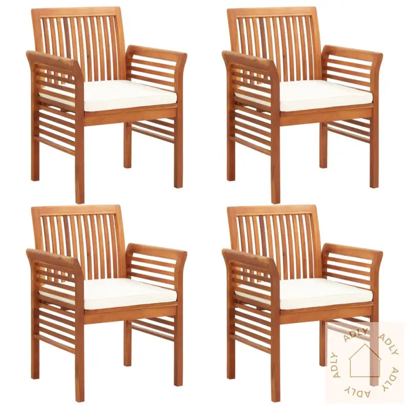 Utendørs Spisestue Med Puter 5 Deler Heltre Akasie