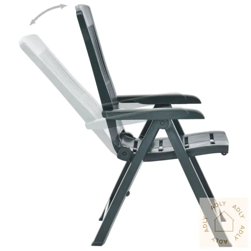 Hagelenestoler 2 Stk Plast Grønn