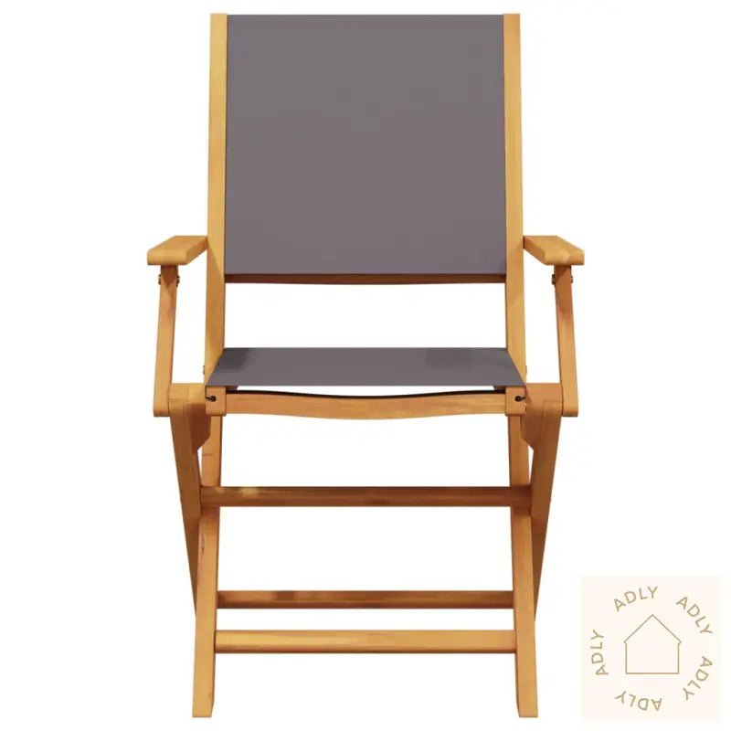 Hagespisegruppe 7 Deler Antrasitt Stoff Og Heltre