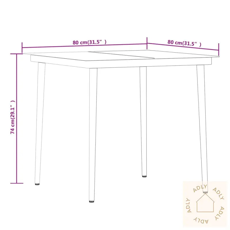 Hagespisegruppe 5 Deler Svart
