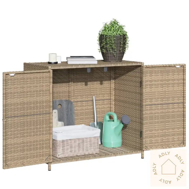 Putekasse Beige 83X45X76 Cm Polyrotting