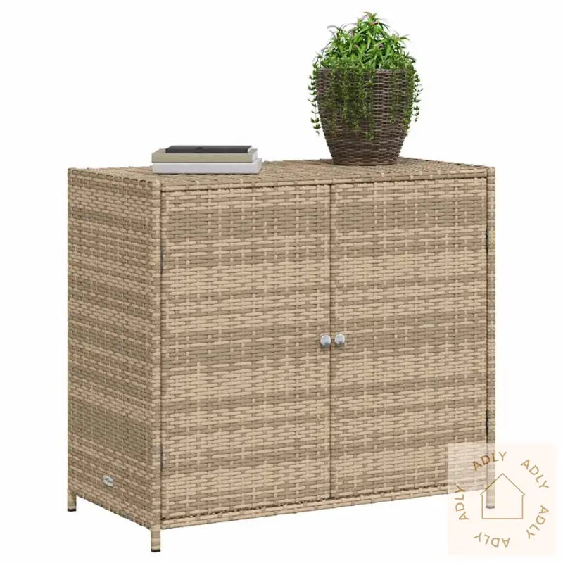 Putekasse Beige 83X45X76 Cm Polyrotting