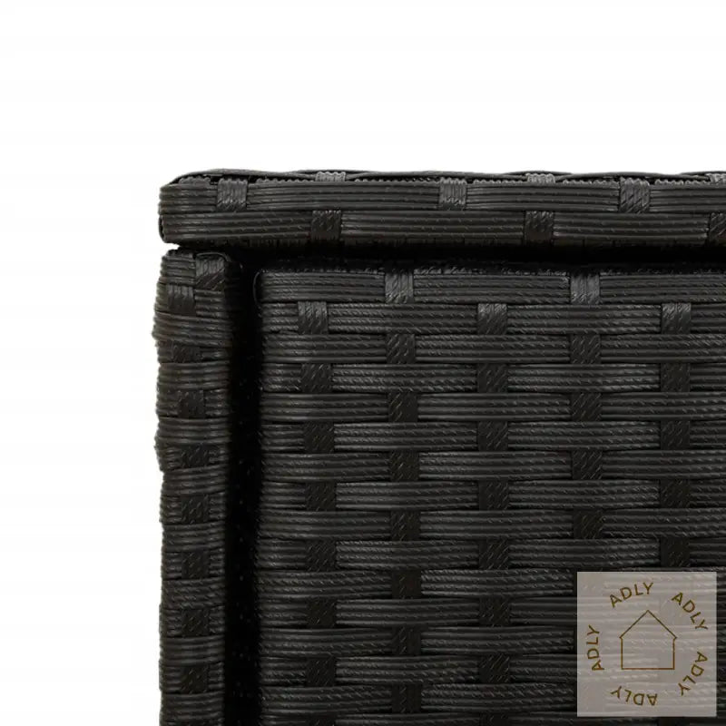 Putekasse Svart 105X55X113 Cm Polyrotting
