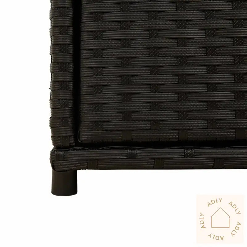 Putekasse Svart 105X55X113 Cm Polyrotting