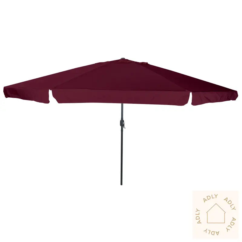 Hageparasol 395X245 Cm Burgunder