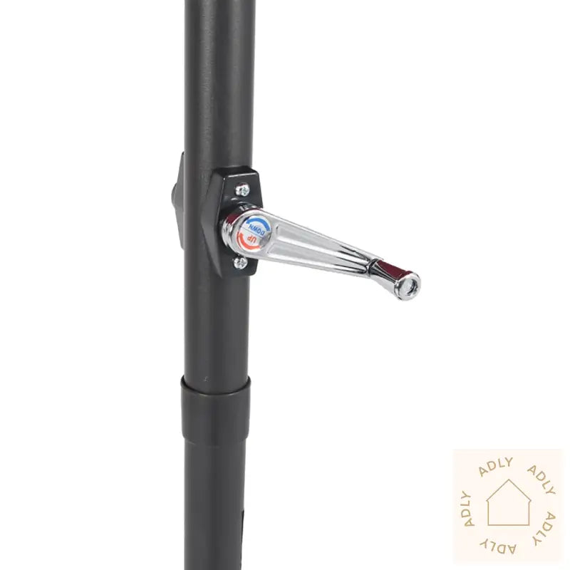 Hageparasoll Med Led Og Stålstang Antrasitt 225X225X212 Cm