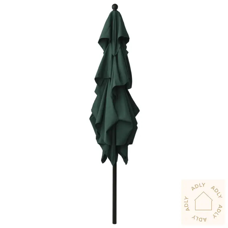 Hageparasoll Med Aluminiumsstang 3 Nivåer Grønn 2,5X2,5 M