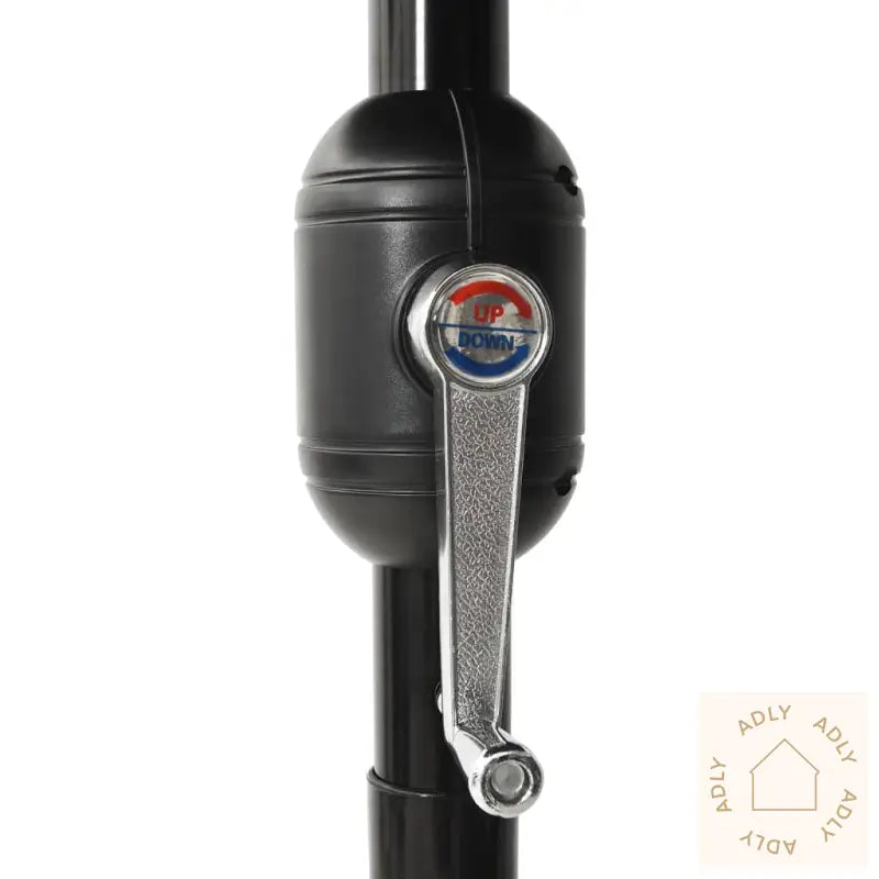 Hageparasoll Med Aluminiumsstang 3 Nivåer Antrasitt 2 M