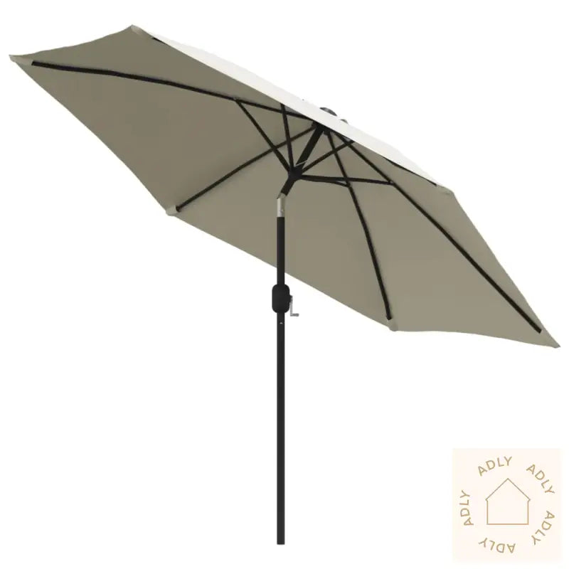 Parasoll Sand Hvit 3M Stålstang
