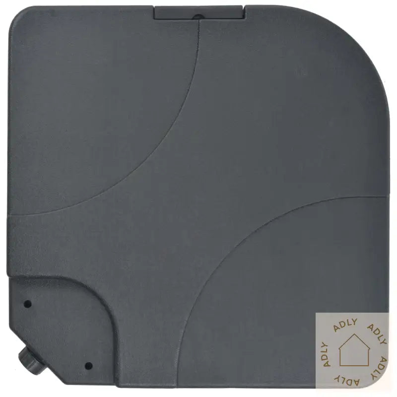 Hageparasoll Med Bærbar Fot Antrasitt