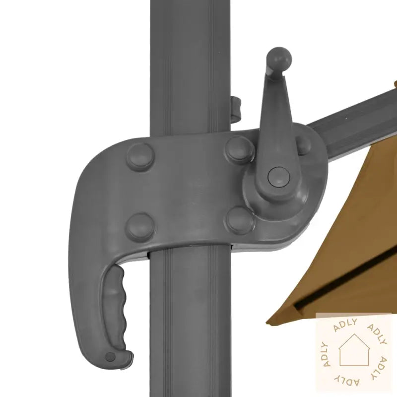 Hageparasoll Med Bærbar Fot Gråbrun