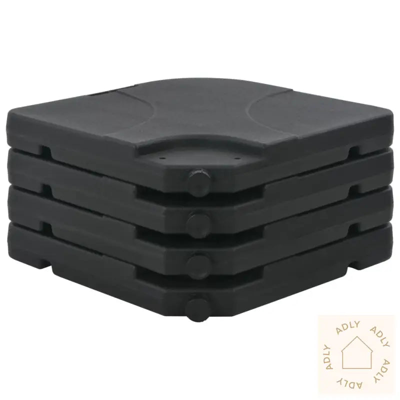 Hageparasoll Med Bærbar Fot Antrasitt