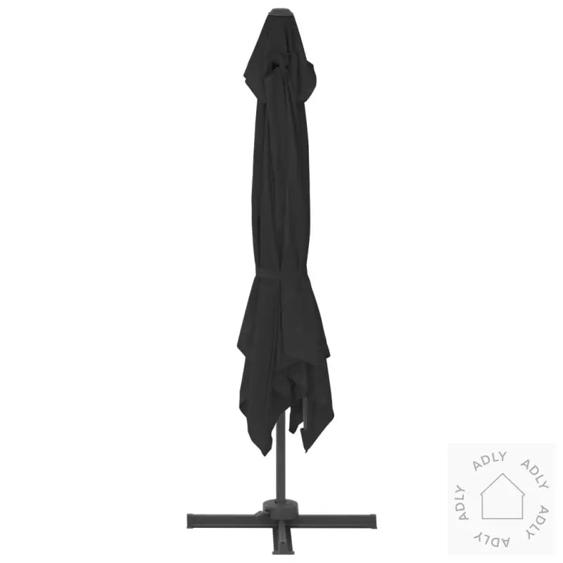 Hageparasoll Med Bærbar Fot Antrasitt